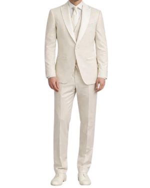 Bharnaba Single Breasted Suits - Neutro