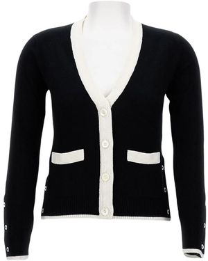 Thom Browne Cardigans - Negro