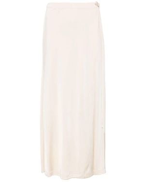 Helmut Lang Maxi Skirts - White