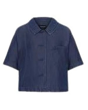 Giorgio Armani Shirts - Blue