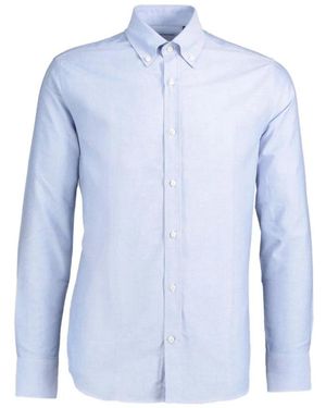 Deperlu Andy Oxford Shirt - Blau