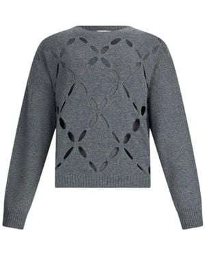 Liu Jo Round-Neck Knitwear - Grigio