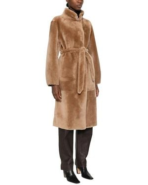Suprema Belted Coats - Brown
