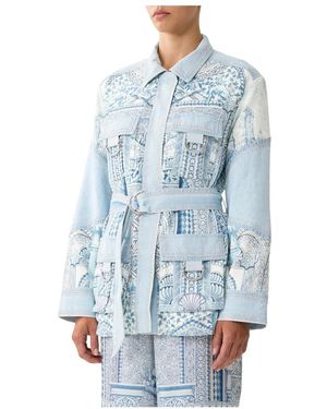 CAMILLA Patch Pocket Jacket - Blauw