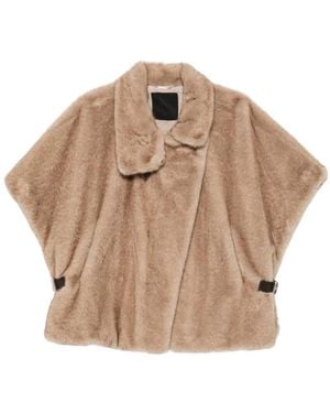 Liu Jo Faux Fur & Shearling Jackets - Natural