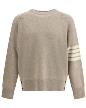 Thom Browne Round-Neck Knitwear - Grijs