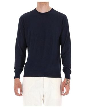 Drumohr Rundhals-Pullover - Blau
