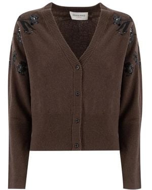 Ermanno Scervino Cardigans - Brown