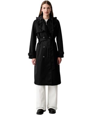 DKNY Trench Coats - Nero