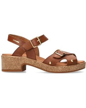 Mephisto High Heel Sandals - Bruin