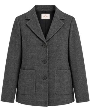 Marella Jassen ,Grijs ,Katoen Emmquieto Blazer - Zwart