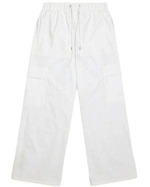 Rains Wide Trousers - Blanco