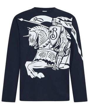 Burberry Long Sleeve Tops - Blauw