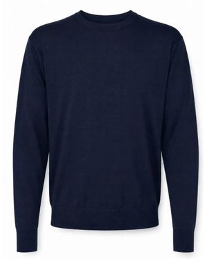 Manuel Ritz Round-Neck Knitwear - Blu