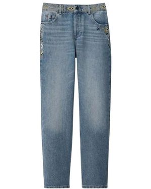 Ba&sh Jeans ,Blauw ,Rizie Straight Jeans