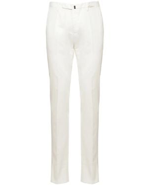 Incotex Slim-Fit Trousers - White
