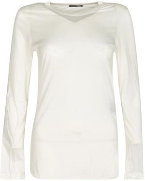 Ann Demeulemeester Long Sleeve Tops - White