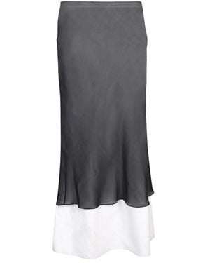 Quira Maxi Skirts - Grey