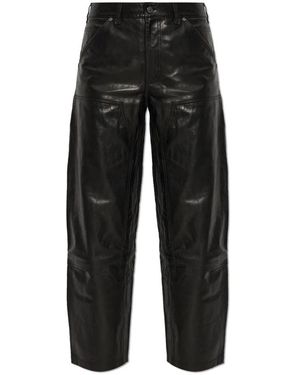 AllSaints Lederbroek Manta - Zwart