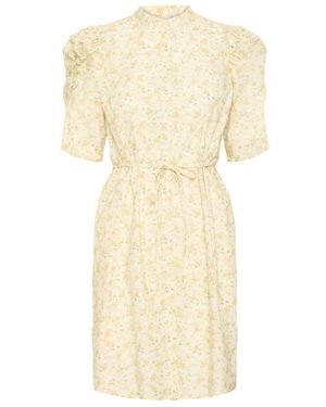 Ichi Short Dresses - Natural