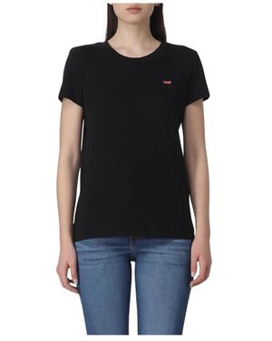 Levi's Klassiek T-Shirt Met Korte Mouwen - Zwart