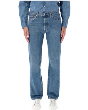 Levi's Jeans ,Blauw ,Katoen 501 Original Fit Jeans