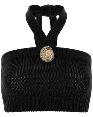 Alanui Sleeveless Tops - Black