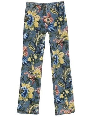 Etro Wrnb0026 Rechte Jeans - Blauw