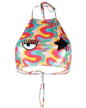 Chiara Ferragni Chiara ferragni top multicolour - Rosso
