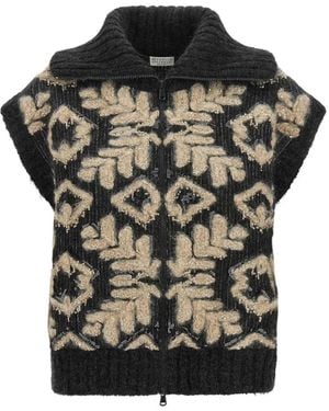 Brunello Cucinelli Cardigans - Negro