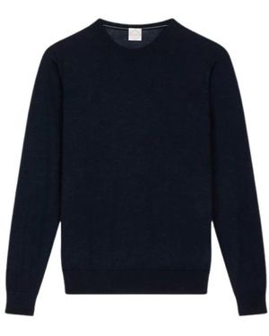 Pal Zileri Truien & Vesten ,Blauw ,Gebreide Trui Met Ronde Hals
