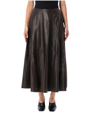 Arma Leather Skirts - Zwart