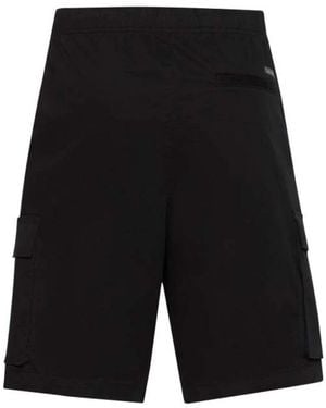 Calvin Klein Straight Comfort Katoenen Cargo Shorts - Zwart