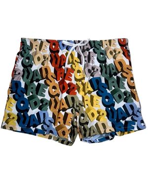 DSquared² Boxer Midi - Blauw