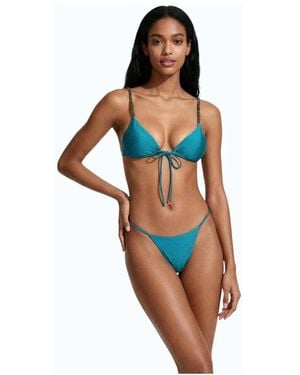 ME FUI Bikini Triangolo Mit Festem Slip - Blau