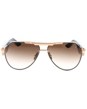 Maybach Accessoires ,Geel ,The King Iii Zonnebrillen - Bruin