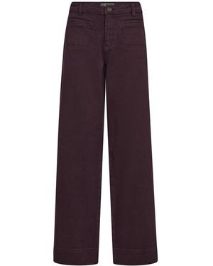 Mos Mosh Wide Trousers - Purple
