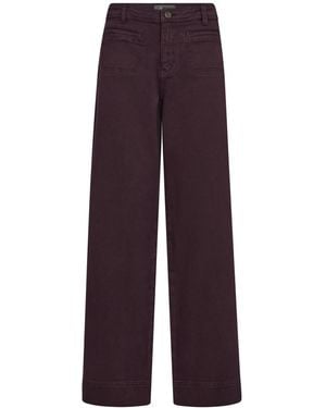 Mos Mosh Wide Trousers - Purple