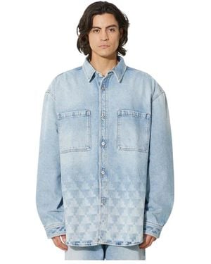 Marcelo Burlon Denim Jackets - Blu