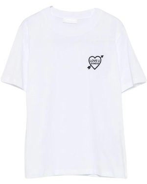 Dondup Tops ,Wit ,T-Shirts