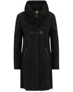 GIL BRET Strukturierter Parka - Schwarz