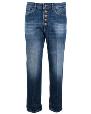 Dondup Cropped Jeans - Blu