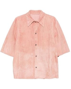 Salvatore Santoro Short Sleeve Shirts - Pink