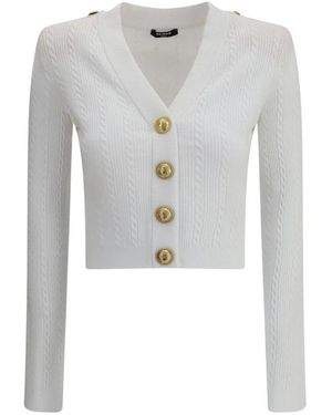 Balmain Cardigans - Gris