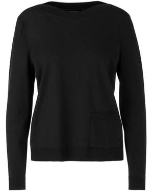 Marc Cain Round-Neck Knitwear - Zwart