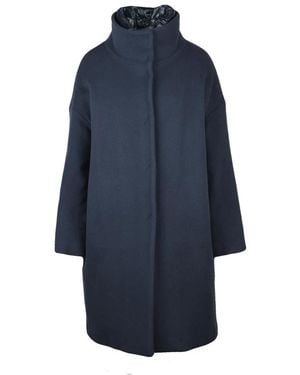 Herno Single-Breasted Coats - Azul