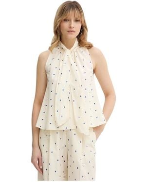 forte_forte Tops ,Katoen Ppy 2-Bdd 07K_01X - Naturel