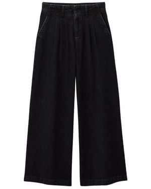 Ba&sh Broeken ,Blauw ,Jean Toby Wijde Broek - Zwart