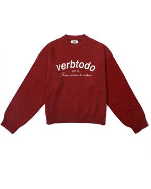 Verb to Do Truien & Vesten ,Rood ,Katoen Kvtd Ov Jersey