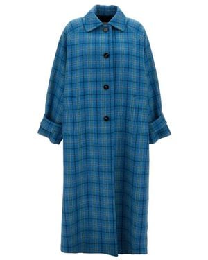 Alberto Biani Long Coat - Blau